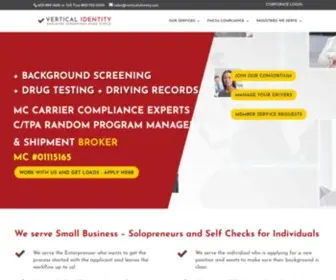 Verticalidentity.com(Vertical Identity) Screenshot