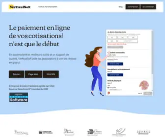 Verticalsoft.com(Logiciel de gestion pour associations permettant de tout gérer) Screenshot