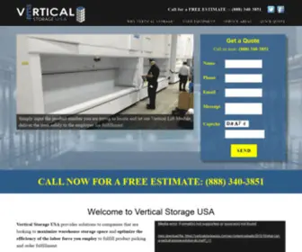 Verticalstorageusa.com(Vertical Storage USA) Screenshot