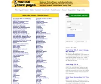 Verticalyellow.com(Vertical Yellow Pages) Screenshot