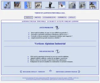 Verticon.ro(Verticon Alpinism Industrial SRL) Screenshot