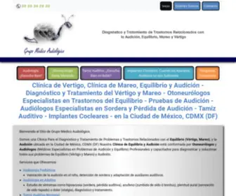 Vertigomareoequilibrioyaudicion.com.mx(CLINICA DE VERTIGO) Screenshot