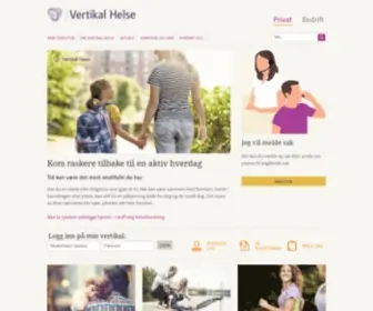 Vertikalhelse.no(Vertikal Helse) Screenshot