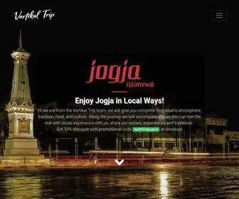 Vertikaltrip.com(Amazing Things to do in Yogyakarta) Screenshot