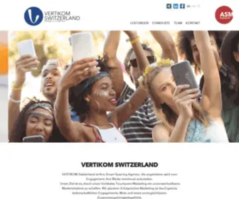 Vertikom.ch(VERTIKOM Switzerland) Screenshot