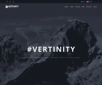 Vertinity.com(Software company) Screenshot