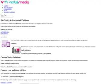Vertismedia.co.uk(Intelligent Storytelling Space) Screenshot