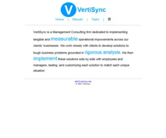 Vertisync.com(VertiSync) Screenshot