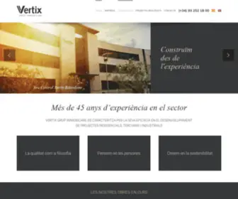 Vertix.es(Desde 1972 construyendo y comercializando promociones inmobiliarias) Screenshot