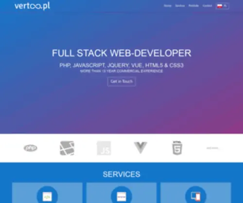 Vertoo.pl(Custom PHP applications) Screenshot