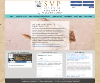 Vertpaleo.org(SVP) Screenshot