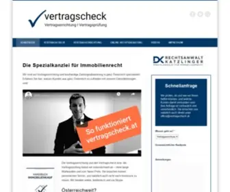 Vertragscheck.at(Wir wahren Ihre Interessen beim Immobilienkauf) Screenshot