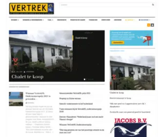 Vertreknl.nl(Magazine over wonen) Screenshot