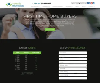 Vertuity.ca(Vertuity Mortgage) Screenshot