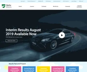Vertumotors.com(Vertu Motors) Screenshot