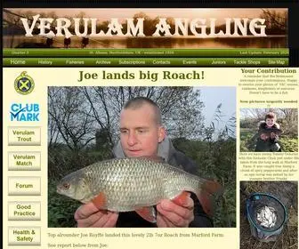 Verulam-Angling.co.uk(Verulam Angling Club) Screenshot