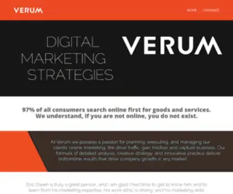 Verum.io(Verum Digital Marketing) Screenshot