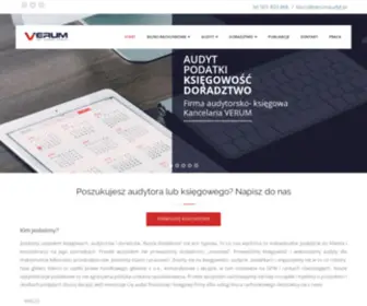 Verumaudyt.pl(AUDYT FINANSOWY I KSIĘGOWOŚĆ I DORADZTWO) Screenshot