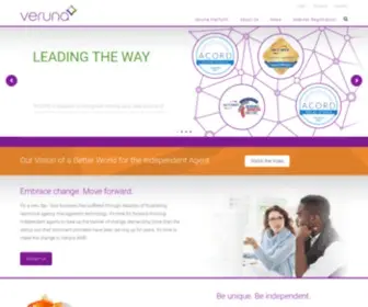 Veruna.com(Agency Management Redefined) Screenshot