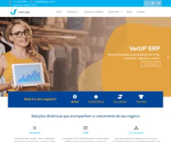 Verup.com.br(Fábrica de Soluções para Gestão de Empresas de Moda) Screenshot