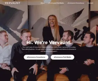 Vervaunt.com(ECommerce Consultancy) Screenshot