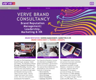 Verve.co.uk(Verve Brand Consultancy) Screenshot