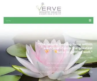 Verveholistichealth.com(Verve Holistic Health) Screenshot