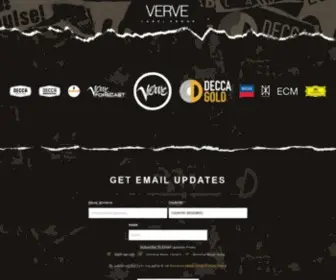 VervemusicGroup.com(Verve Label Group) Screenshot