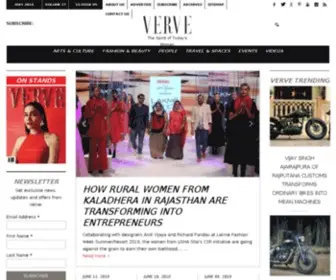 Verveonline.com(Verve Magazine India) Screenshot