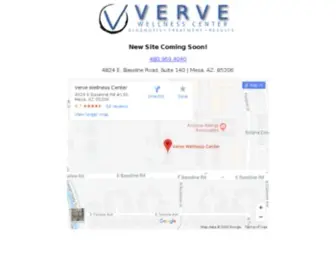 Vervewellness.com(Verve Wellness Center) Screenshot