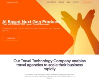 Vervotech.com(Travel technology) Screenshot