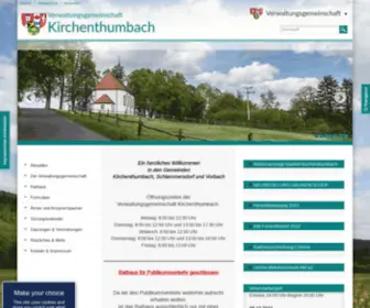 Verwaltungsgemeinschaft-Kirchenthumbach.de(Verwaltungsgemeinschaft Kirchenthumbach) Screenshot