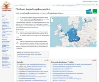 Verwaltungskooperation.at(Plattform Verwaltungskooperation) Screenshot