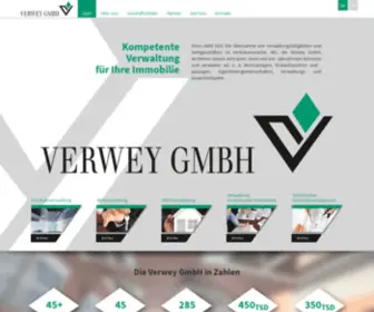 Verwey-GMBH.de(Website der Verwey GmbH) Screenshot