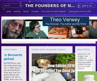 Verwey.biz(The Founders of NAD Therapy) Screenshot