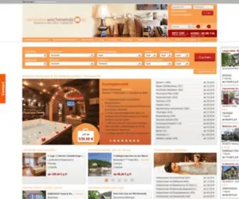 Verwoehnwochenende.de(Hotel Kurztrips & Kurzreisen) Screenshot