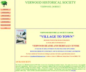 Verwoodhistorical.org(Verwood Historical Society) Screenshot