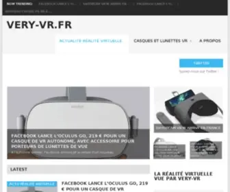 Very-VR.fr(Toute la réalité virtuelle (VR)) Screenshot