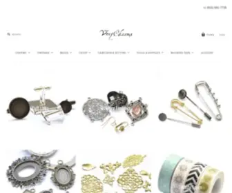 Verycharms.com(Quality Jewelry Findings&Craft Supplies Wholesaler) Screenshot