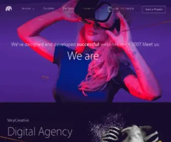 Verycreative.eu(Interactive web design) Screenshot