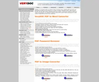 Verydoc.com(Document Conversion products) Screenshot