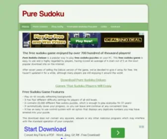 Veryfreesudoku.com(Play Sudoku Online) Screenshot