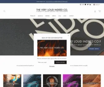 Veryloudindeed.com(The Very Loud Indeed Co) Screenshot