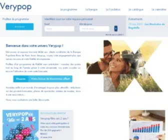 Verypop.fr(Programme de fidélité Verypop) Screenshot