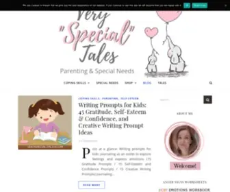 Veryspecialtales.com(A Blog About Parenting) Screenshot