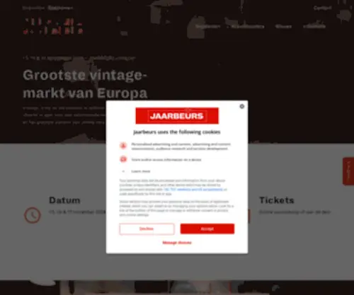 Verzamelaarsjaarbeurs.nl(Europas) Screenshot