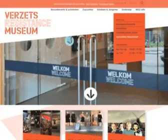 Verzetsmuseum.org(Homepage NL) Screenshot