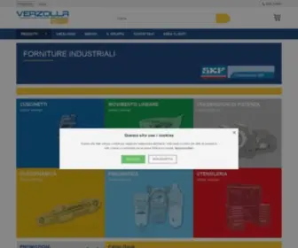 Verzolla.com(Distributore di Cuscinetti SKF) Screenshot