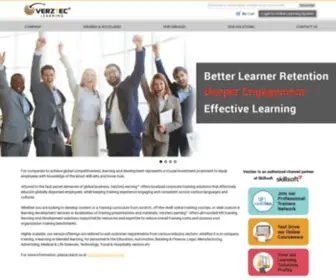 Verzteclearning.com(The Leading E) Screenshot