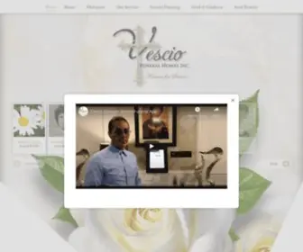 Vesciofuneralhome.com(We are a proud family funeral home) Screenshot